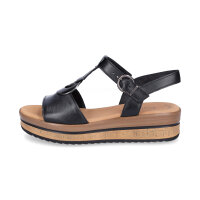 Gabor Damen Keilsandalette schwarz