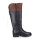 Remonte Damen Leder Stiefel schwarz braun