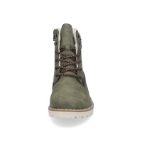 Rieker Damen Schn&uuml;rboot gr&uuml;n