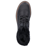 Rieker Damen Schn&uuml;rboot schwarz