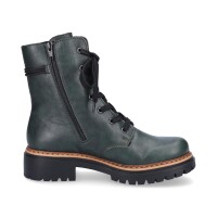 Rieker Damen Schn&uuml;rboot gr&uuml;n