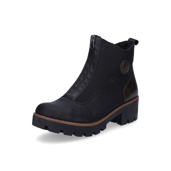 Rieker Damen Stiefelette schwarz