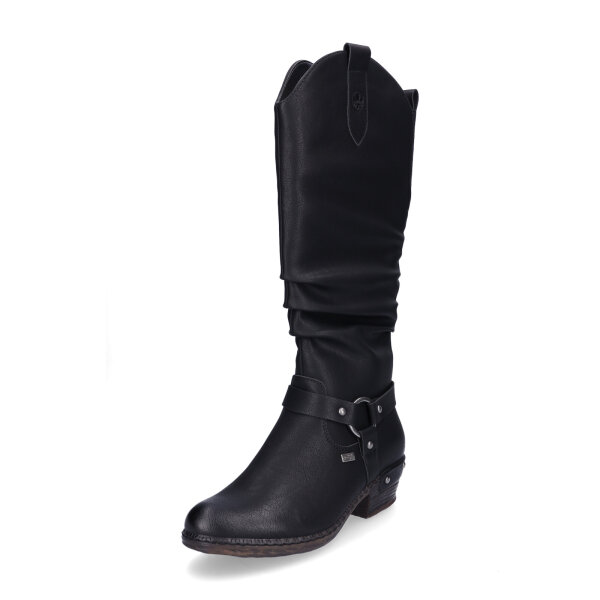 Rieker Damen Stiefel schwarz