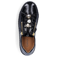 Gabor Damen Sneaker schwarz Lack