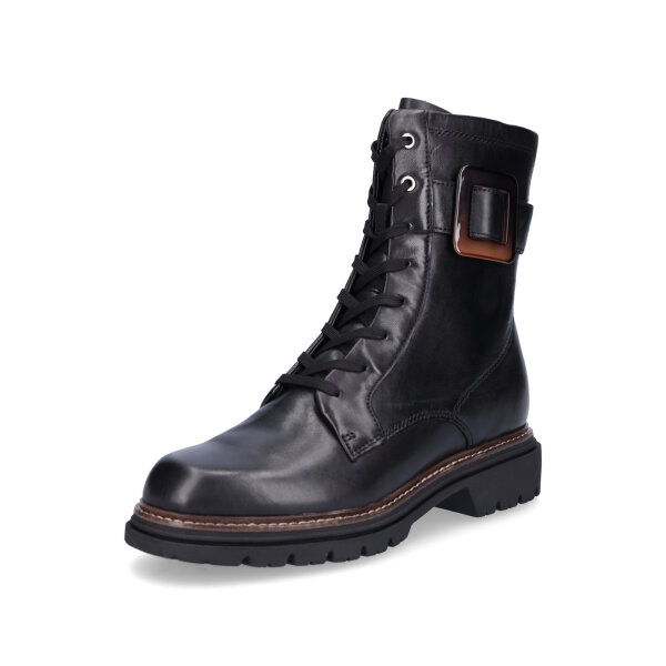 Tamaris Damen Schn&uuml;rboot schwarz