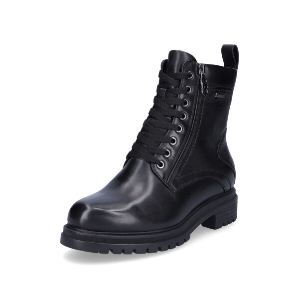 Tamaris Damen Schn&uuml;rboot schwarz