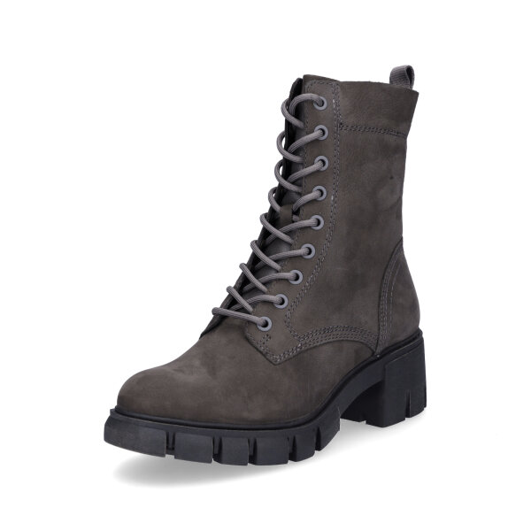 Tamaris Damen Schn&uuml;rboot grau