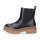 Marco Tozzi Damen Chelsea Boot schwarz natur