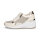 Marco Tozzi Damen Keil Sneaker beige gold