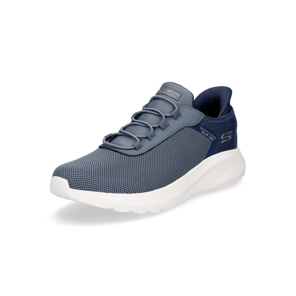 Skechers Herren Sneaker Bobs Squad Chaos Tough Walk blau