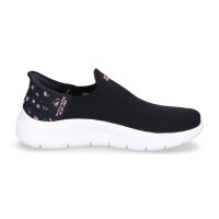 Skechers Damen Slip-in Sneaker Go Walk Flex Sunset Rose schwarz