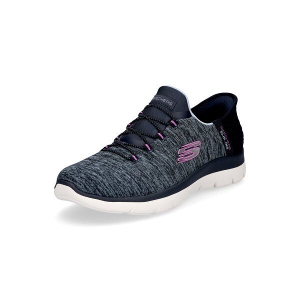 Skechers Damen Slip-in Sneaker Dazzling Haze blau