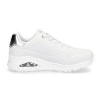 Skechers Damen Sneaker UNO Shimmer Away wei&szlig;