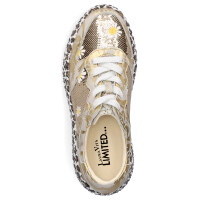 Laura Vita Damen Sneaker gold metallic