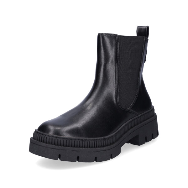 Marco Tozzi Damen Chelsea Boot schwarz