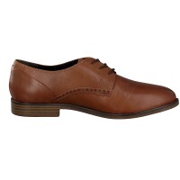 Tamaris Damen Schn&uuml;rschuh braun