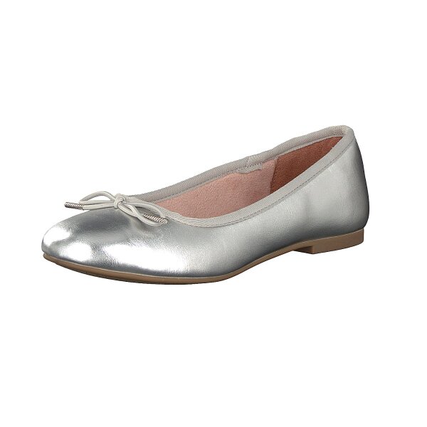 Tamaris Damen Ballerina silber