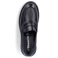 Tamaris Damen Lederslipper schwarz