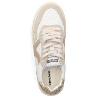 Victoria Damen Sneaker Seul wei&szlig; gold Glitzer
