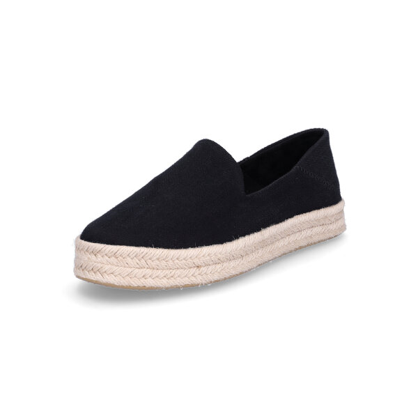 Toms Damen Espadrille Carolina schwarz
