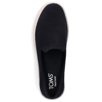 Toms Damen Espadrille Carolina schwarz