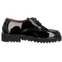 Paul Green Damen Schn&uuml;rschuh schwarz