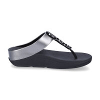 FitFlop Damen Pantolette Halo metallic