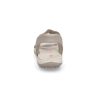 Skechers Damen Sandale Reggae Slim Stretch Flex taupe