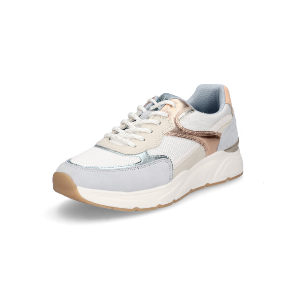 Tamaris Damen Sneaker hellblau kombi