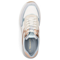 Tamaris Damen Sneaker hellblau kombi