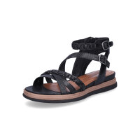 Tamaris Damen Riemchensandale schwarz