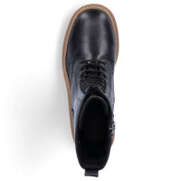 Marco Tozzi Damen Schn&uuml;rboot schwarz natur