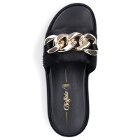 Buffalo Damen Pantolette Noa Slide Chain 2.0 schwarz