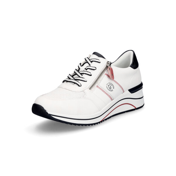 Remonte Damen Sneaker wei&szlig; blau