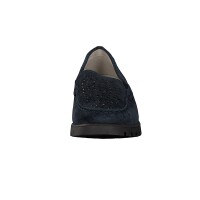 Waldläufer Damen Slipper blau