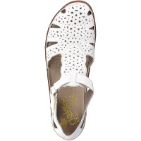 Rieker Damen Sandale wei&szlig;