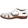 Rieker Damen Sandale wei&szlig;