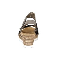 Rieker Damen Sandalette schwarz