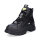 Buffalo Damen Plateau Schnürboot Aspha NC Mid schwarz