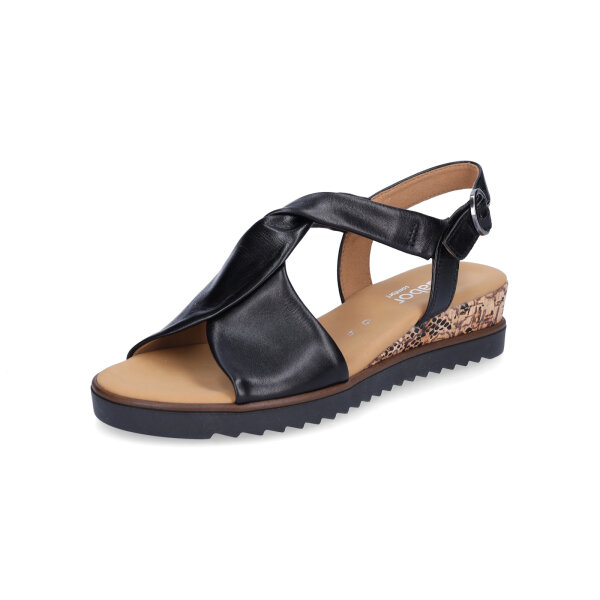 Gabor Damen Sandale schwarz