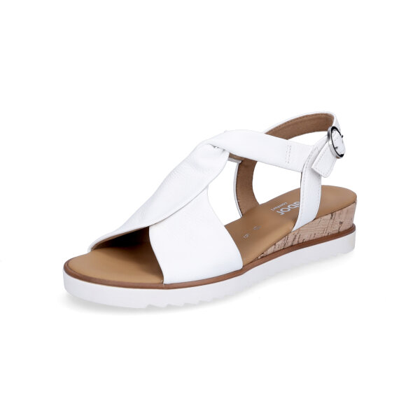 Gabor Damen Sandale wei&szlig;