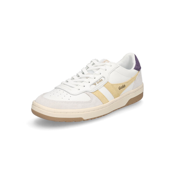 Gola Damen Sneaker Hawk weiß gelb