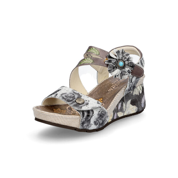 Laura Vita Damen Sandalette grau