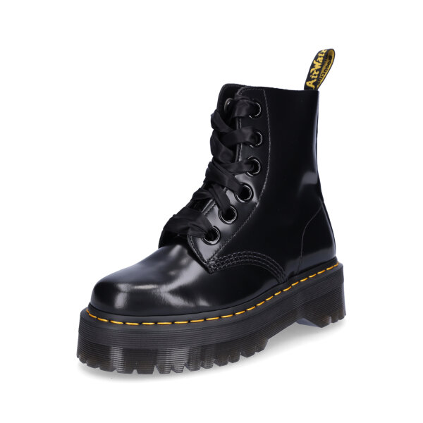 Dr. Martens Damen Plateau Schn&uuml;rboot schwarz