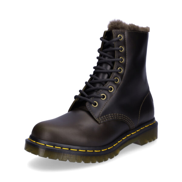 Dr. Martens Damen Schn&uuml;rboot dunkeltaupe