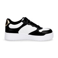 Guess Damen Sneaker Miram6 wei&szlig; schwarz