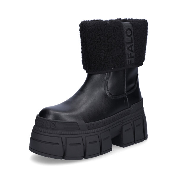 Buffalo Damen Boot Gospher Fold schwarz