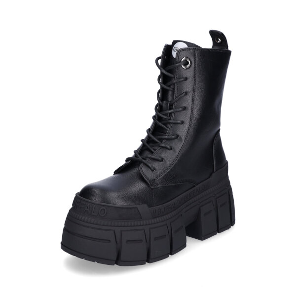 Buffalo Damen Schn&uuml;rboot Gospher Lace Up Mid schwarz