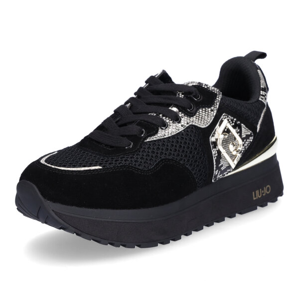 Liu Jo Damen Sneaker Maxi Wonder 01 schwarz