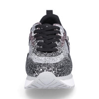 Liu Jo Damen Sneaker Maxi Wonder 01 silber schwarz